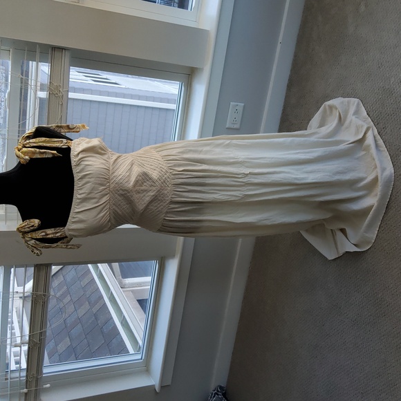 **1 Left SZ 2**Free People Santorini Ivory Ecru Maxi Dress - Picture 5 of 16